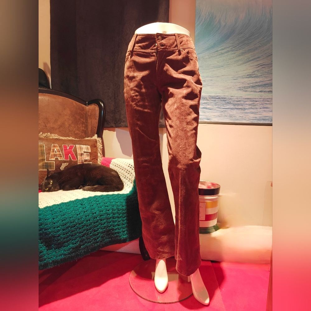 Vintage b.u.m Leather Pants 6